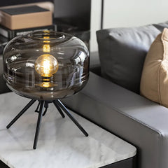 Modern American glass table lamp