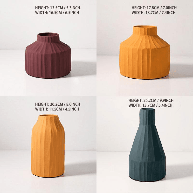Isabel Textured Ceramic Vases