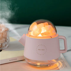 Portable Crystal Aromatheraphy Humidifier Himalayan Salt Cool Mist Humidifier