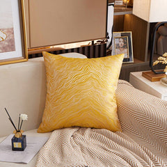 Cushion Cover Nordic Luxury Decorative Home For Sofa Pillowcase Case Seat Car Pillowcase Royal Silk Throw Pillows Covers 45x45CM