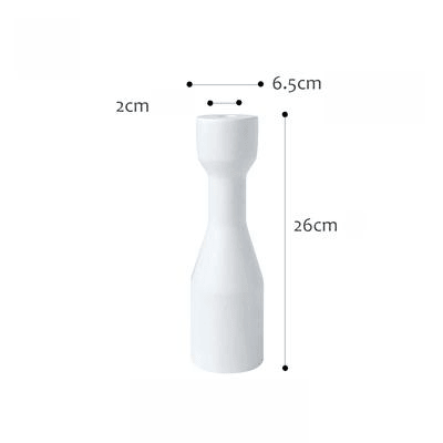 Finesse Candle Holders White / Tum | Sage & Sill